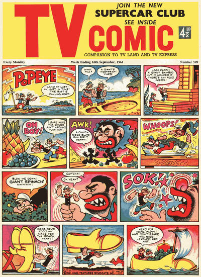 Cover for TV Comic (Polystyle Publications, 1951 series) #509