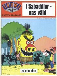 Cover for Trumfserien (Semic, 1971 series) #16 - Kapten Gråskägg: I Sabadillernas våld