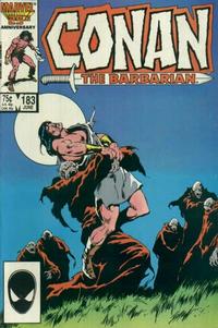 Cover for Conan the Barbarian (Marvel, 1970 series) #183 [Direct]