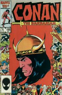 Cover for Conan the Barbarian (Marvel, 1970 series) #188 [Direct]