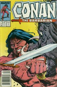 Cover for Conan the Barbarian (Marvel, 1970 series) #193 [Newsstand]