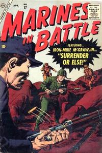 Cover for Marines in Battle (Marvel, 1954 series) #17