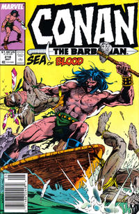 Cover for Conan the Barbarian (Marvel, 1970 series) #218 [Newsstand]