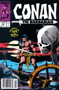 Cover for Conan the Barbarian (Marvel, 1970 series) #223 [Newsstand]