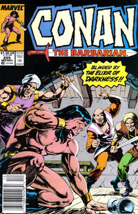 Cover for Conan the Barbarian (Marvel, 1970 series) #225 [Newsstand]