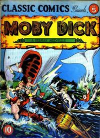 Cover Thumbnail for Classic Comics (Gilberton, 1941 series) #5 - Moby Dick