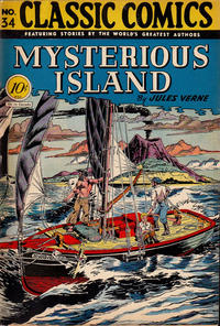 Cover Thumbnail for Classic Comics (Gilberton, 1941 series) #34 - The Mysterious Island