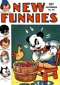 Cover Thumbnail for New Funnies (Dell, 1942 series) #81