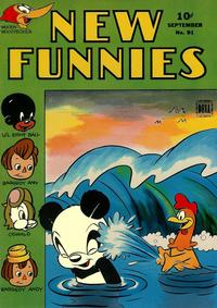 Cover Thumbnail for New Funnies (Dell, 1942 series) #91