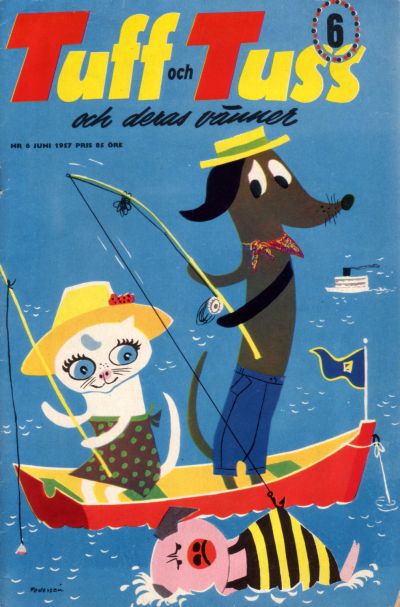 Cover for Tuff och Tuss (Åhlén & Åkerlunds, 1956 series) #6/1957