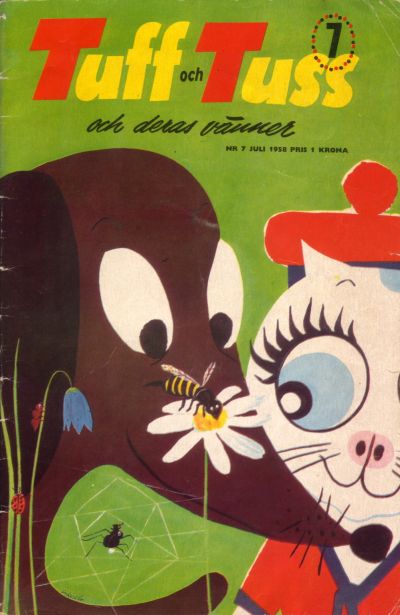 Cover for Tuff och Tuss (Åhlén & Åkerlunds, 1956 series) #7/1958