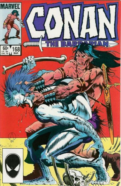 Cover for Conan the Barbarian (Marvel, 1970 series) #168 [Direct]