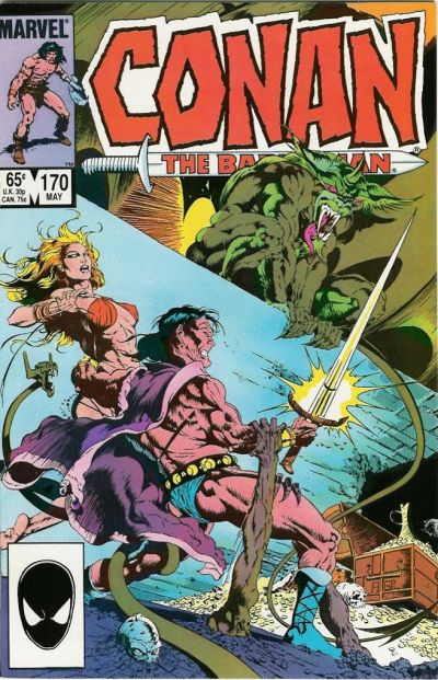 Cover for Conan the Barbarian (Marvel, 1970 series) #170 [Direct]
