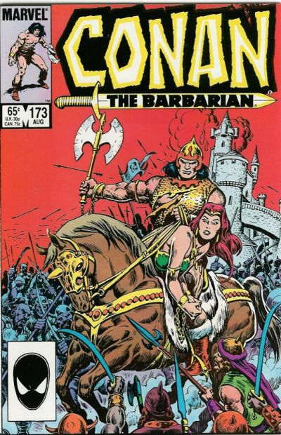 Cover for Conan the Barbarian (Marvel, 1970 series) #173 [Direct]