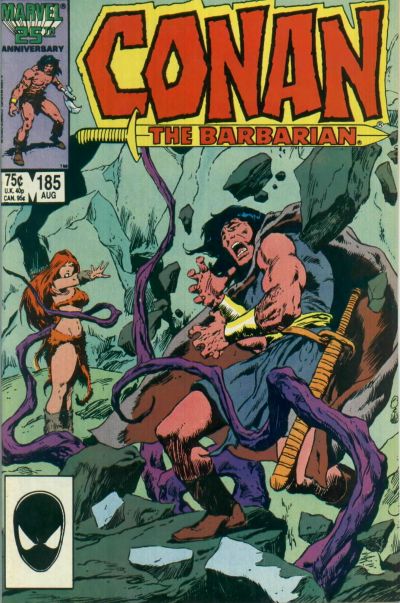 Cover for Conan the Barbarian (Marvel, 1970 series) #185 [Direct]