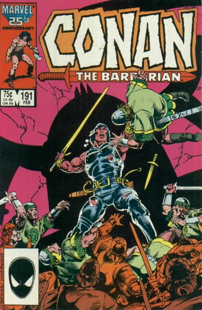 Cover for Conan the Barbarian (Marvel, 1970 series) #191 [Direct]