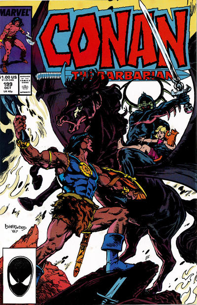 Cover for Conan the Barbarian (Marvel, 1970 series) #199 [Direct]