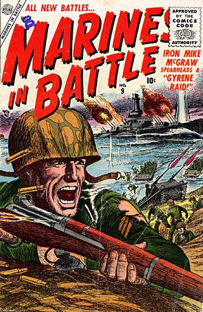 Cover for Marines in Battle (Marvel, 1954 series) #9