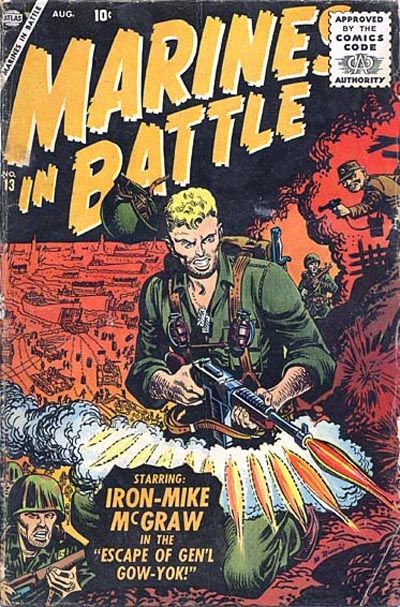 Cover for Marines in Battle (Marvel, 1954 series) #13