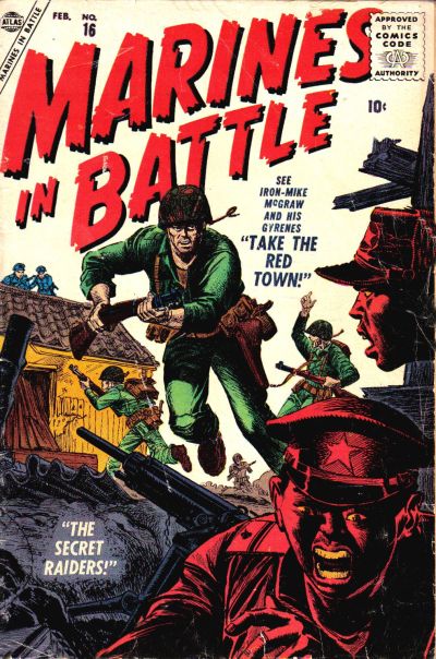Cover for Marines in Battle (Marvel, 1954 series) #16
