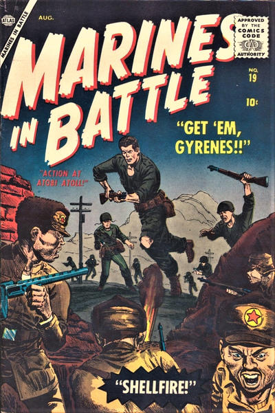 Cover for Marines in Battle (Marvel, 1954 series) #19