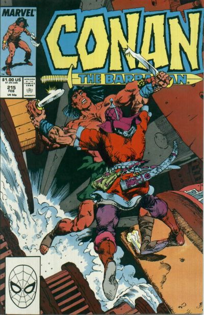 Cover for Conan the Barbarian (Marvel, 1970 series) #215 [Direct]