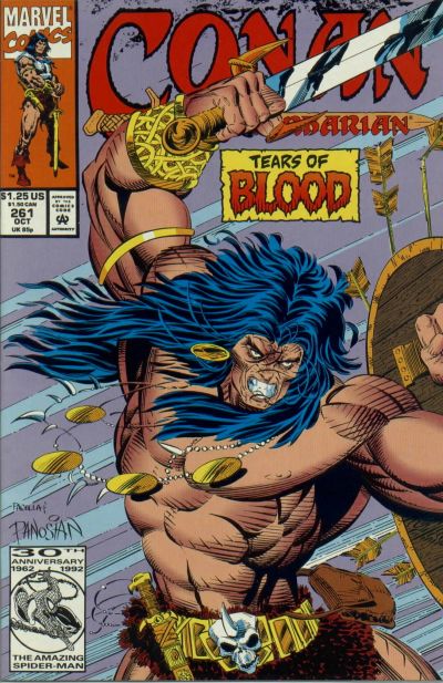 Cover for Conan the Barbarian (Marvel, 1970 series) #261 [Direct]
