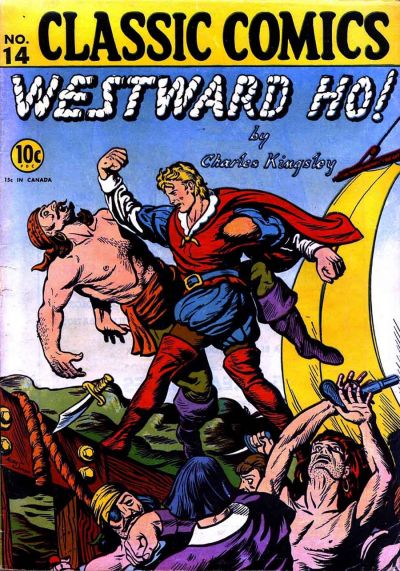 Cover for Classic Comics (Gilberton, 1941 series) #14 - Westward Ho!