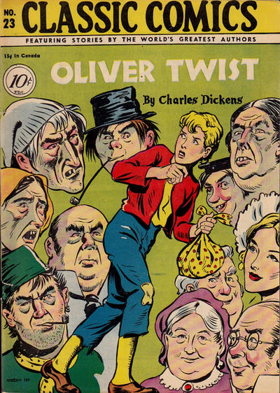 Cover for Classic Comics (Gilberton, 1941 series) #23 - Oliver Twist