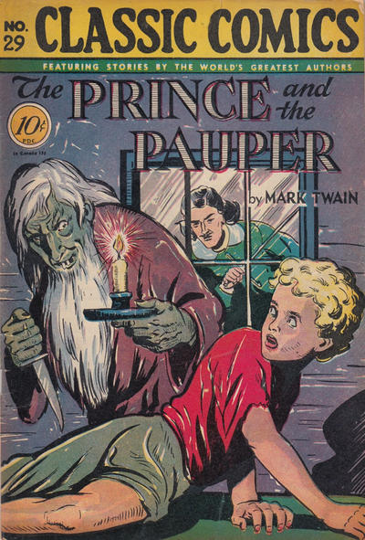 Cover for Classic Comics (Gilberton, 1941 series) #29 - The Prince and the Pauper