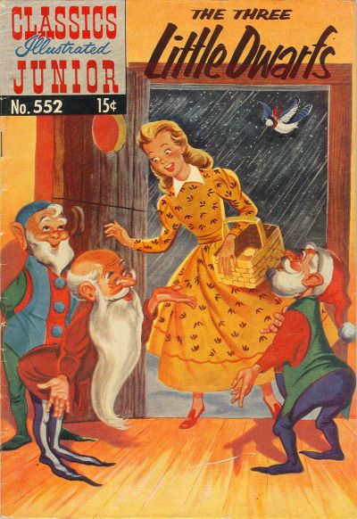 Cover for Classics Illustrated Junior (Gilberton, 1953 series) #552 - The Three Little Dwarfs