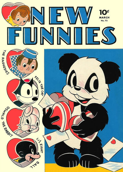 Cover for New Funnies (Dell, 1942 series) #73