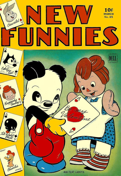 Cover for New Funnies (Dell, 1942 series) #85