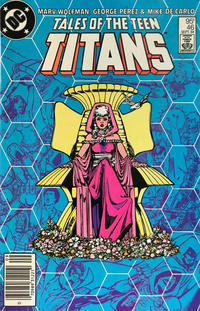 Cover for Tales of the Teen Titans (DC, 1984 series) #46 [Canadian]
