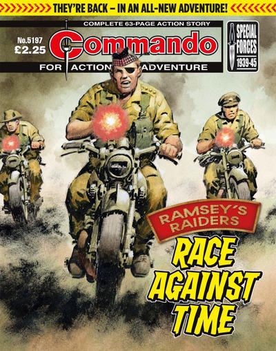 Cover for Commando (D.C. Thomson, 1961 series) #5197