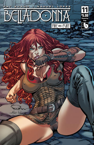 Cover for Belladonna: Fire and Fury (Avatar Press, 2017 series) #11 [Simmering Rage Cover]