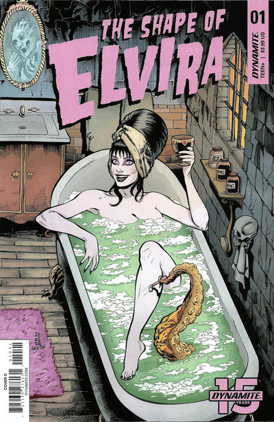 Cover for Elvira: The Shape of Elvira (Dynamite Entertainment, 2019 series) #1 [Cover D Dave Acosta]