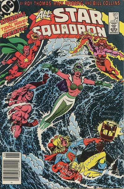 Cover for All-Star Squadron (DC, 1981 series) #34 [Canadian]