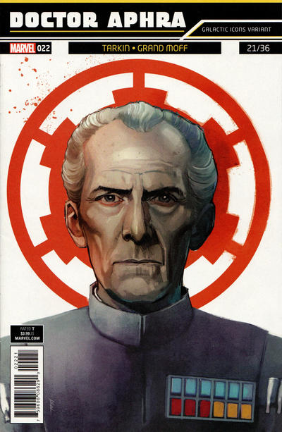 Cover for Doctor Aphra (Marvel, 2017 series) #22 [Rod Reis 'Galactic Icon' (Grand Moff Tarkin)]