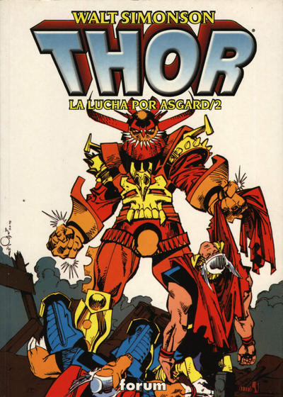 Cover for Thor: La Lucha por Asgard (Planeta DeAgostini, 1999 series) #2