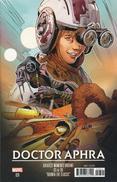 Cover for Doctor Aphra (Marvel, 2017 series) #28 [Greg Land 'Greatest Moments - Boonta Eve Classic']