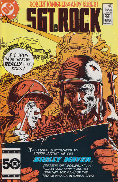 Cover for Sgt. Rock (DC, 1977 series) #408 [Direct]