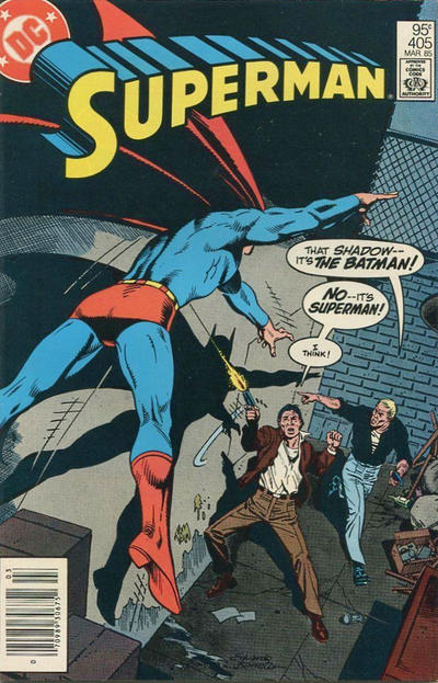 Cover for Superman (DC, 1939 series) #405 [Canadian]