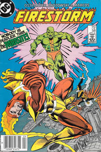 Cover Thumbnail for The Fury of Firestorm (DC, 1982 series) #58 [Newsstand]
