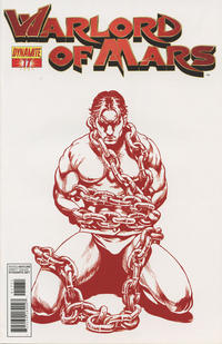 Cover Thumbnail for Warlord of Mars (Dynamite Entertainment, 2010 series) #17 ["Martian Red" Retailer Incentive Cover]