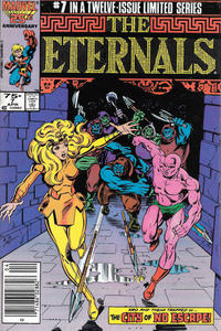 Cover Thumbnail for Eternals (Marvel, 1985 series) #7 [Newsstand]