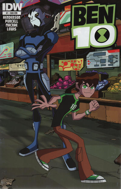 Cover for Ben 10 (IDW, 2013 series) #1 [Subscription Cover]