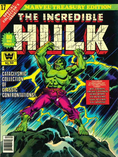 Cover for Marvel Treasury Edition (Marvel, 1974 series) #17 [Whitman]