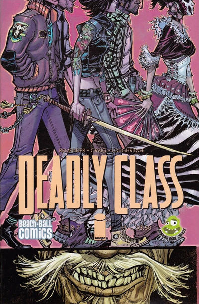 Cover for Deadly Class (Image, 2014 series) #1 [Beach Ball Comics Variant]