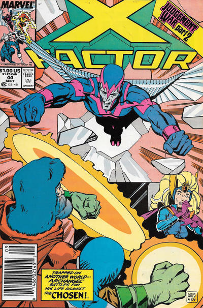 Cover for X-Factor (Marvel, 1986 series) #44 [Newsstand]
